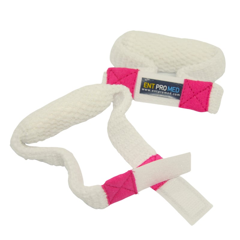 ENTPROMED Absorbent Nose Bandage - Pink Colour- Nasal Sling Bandage, for All Nosebleeds, Postoperative, Rhinoplasty, Septoplasty, First Aid, Pack of 3. (Pink)
